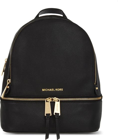 black backpack michael kors